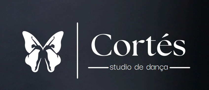 Cort&eacute;s Studio de Dan&ccedil;a &mdash; logo estendido